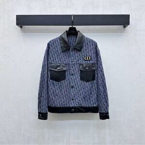 Dior Men's Patterned Jacket with Black Accents